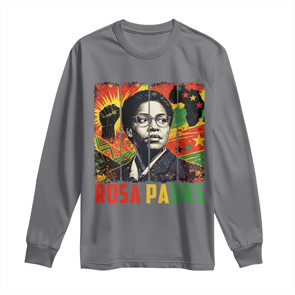 Rosa Parks Long Sleeve Shirt Strong Black Women Pride
