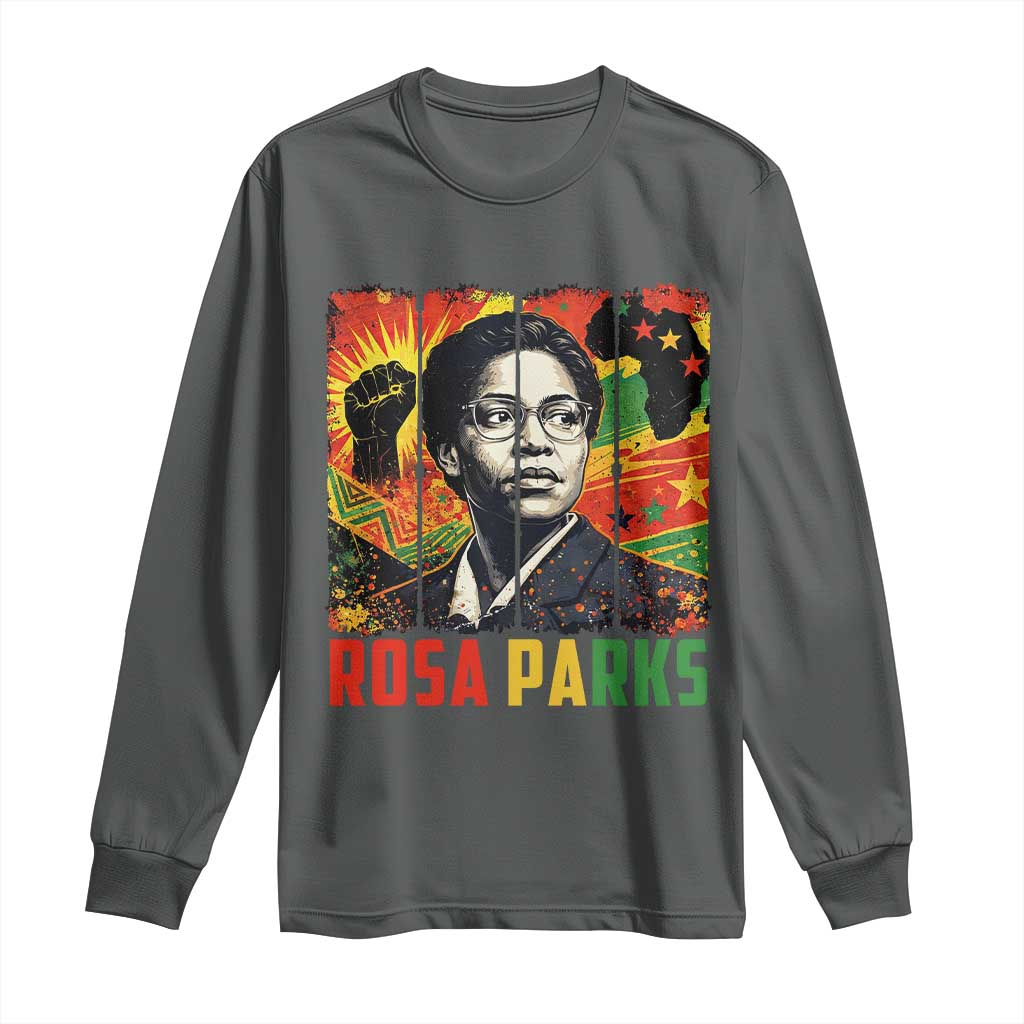 Rosa Parks Long Sleeve Shirt Strong Black Women Pride
