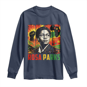 Rosa Parks Long Sleeve Shirt Strong Black Women Pride