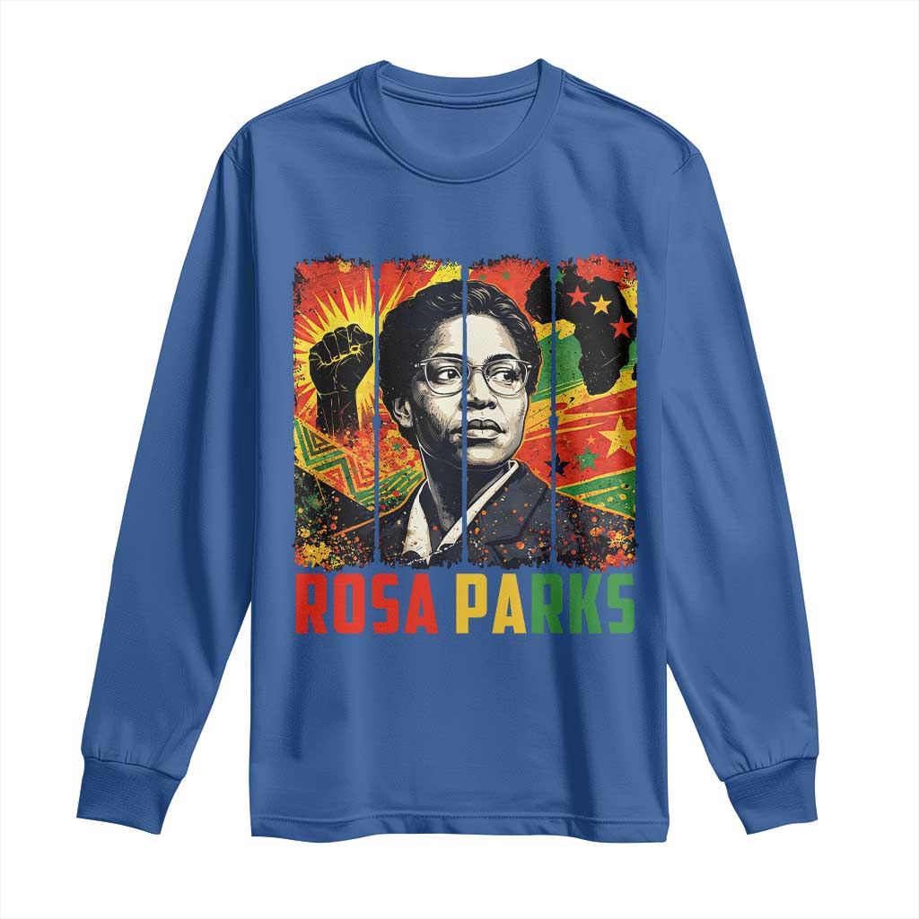 Rosa Parks Long Sleeve Shirt Strong Black Women Pride