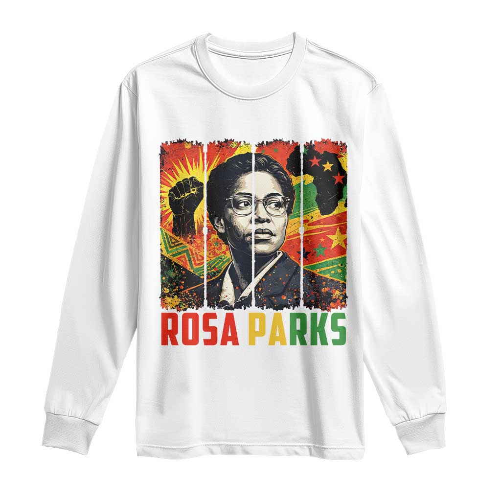 Rosa Parks Long Sleeve Shirt Strong Black Women Pride