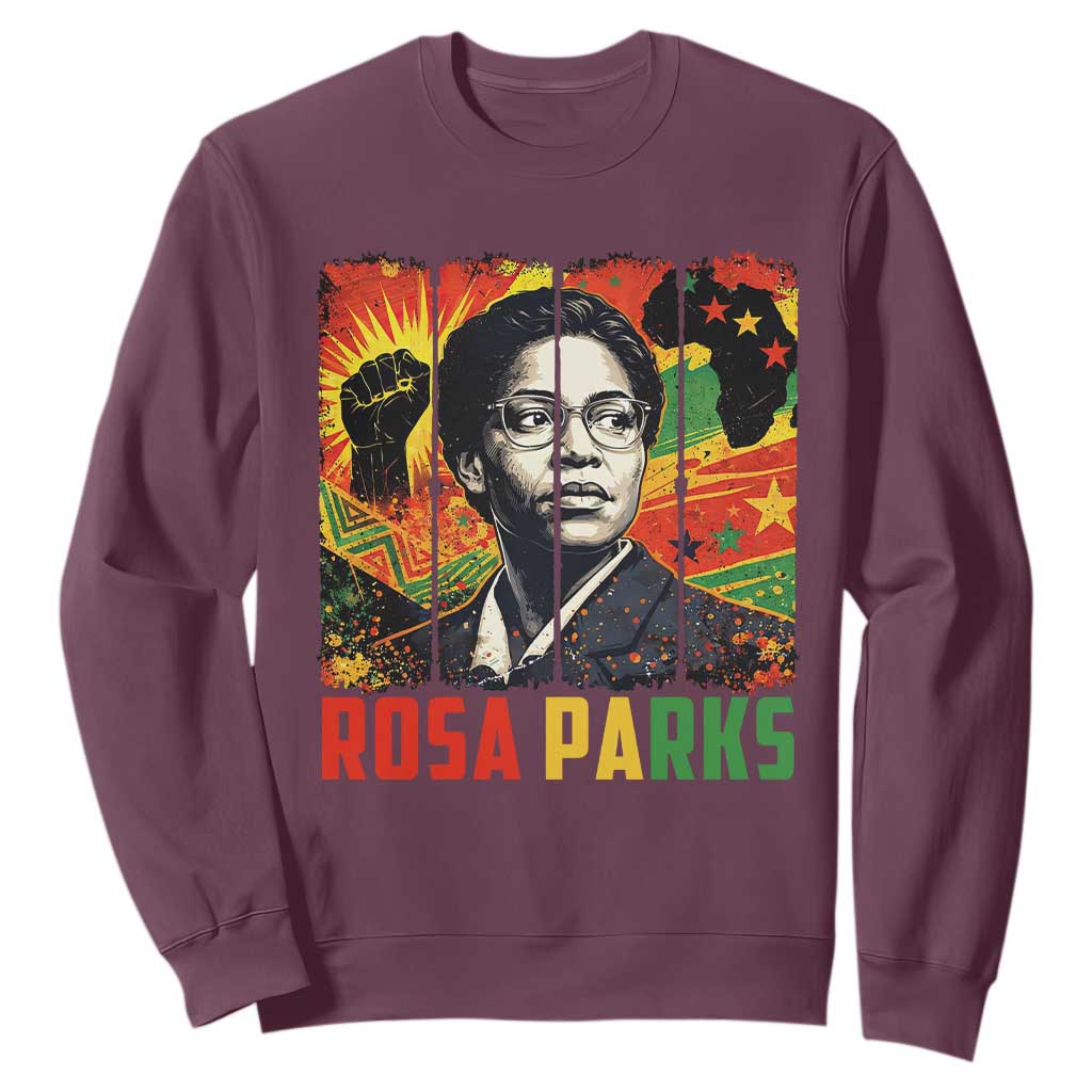 Rosa Parks Sweatshirt Strong Black Women Pride