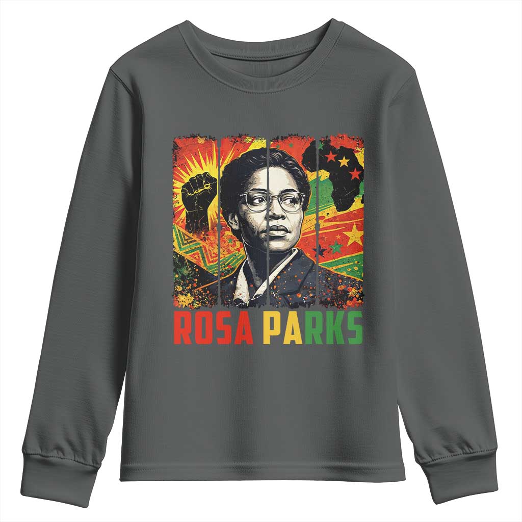 Rosa Parks Youth Sweatshirt Strong Black Women Pride