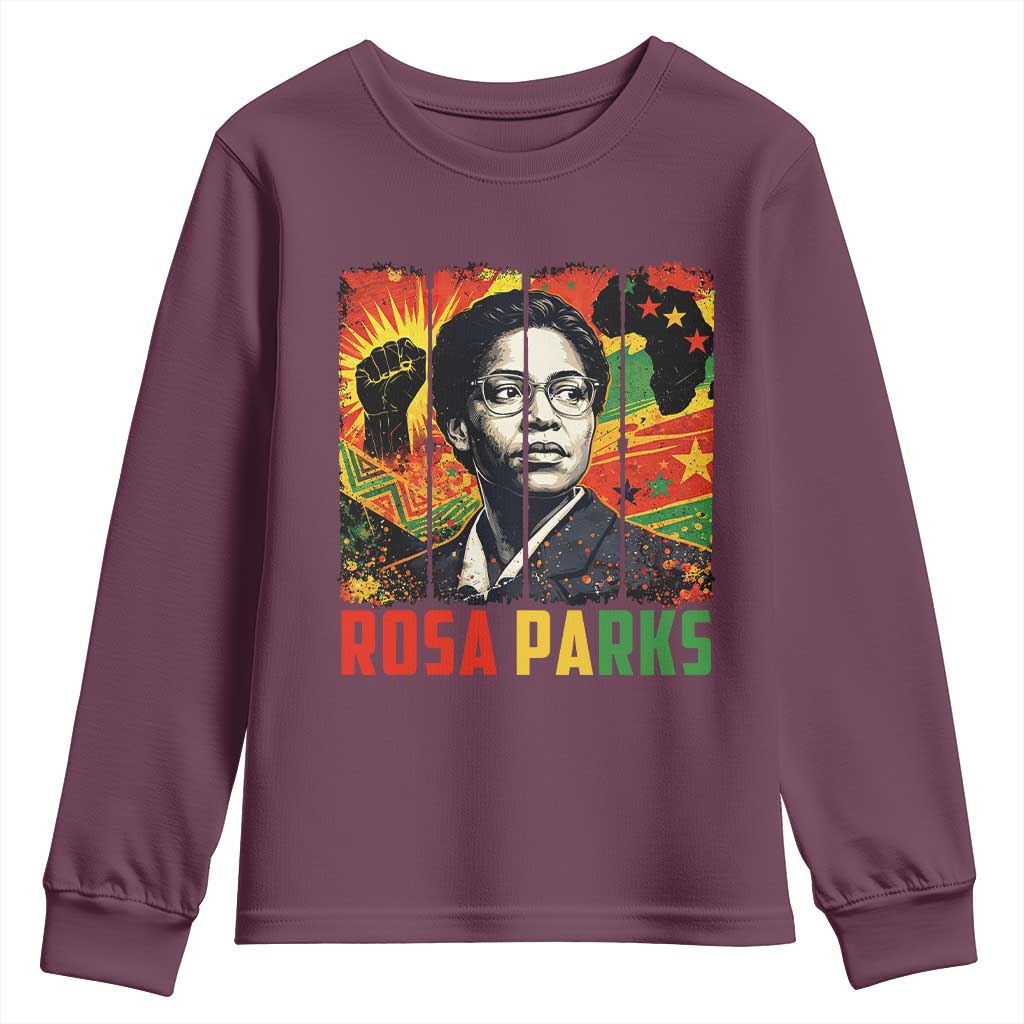 Rosa Parks Youth Sweatshirt Strong Black Women Pride