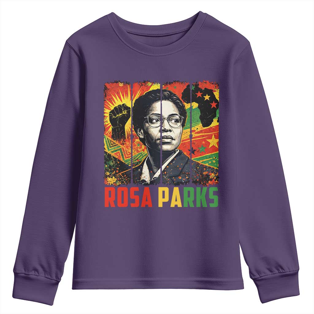 Rosa Parks Youth Sweatshirt Strong Black Women Pride