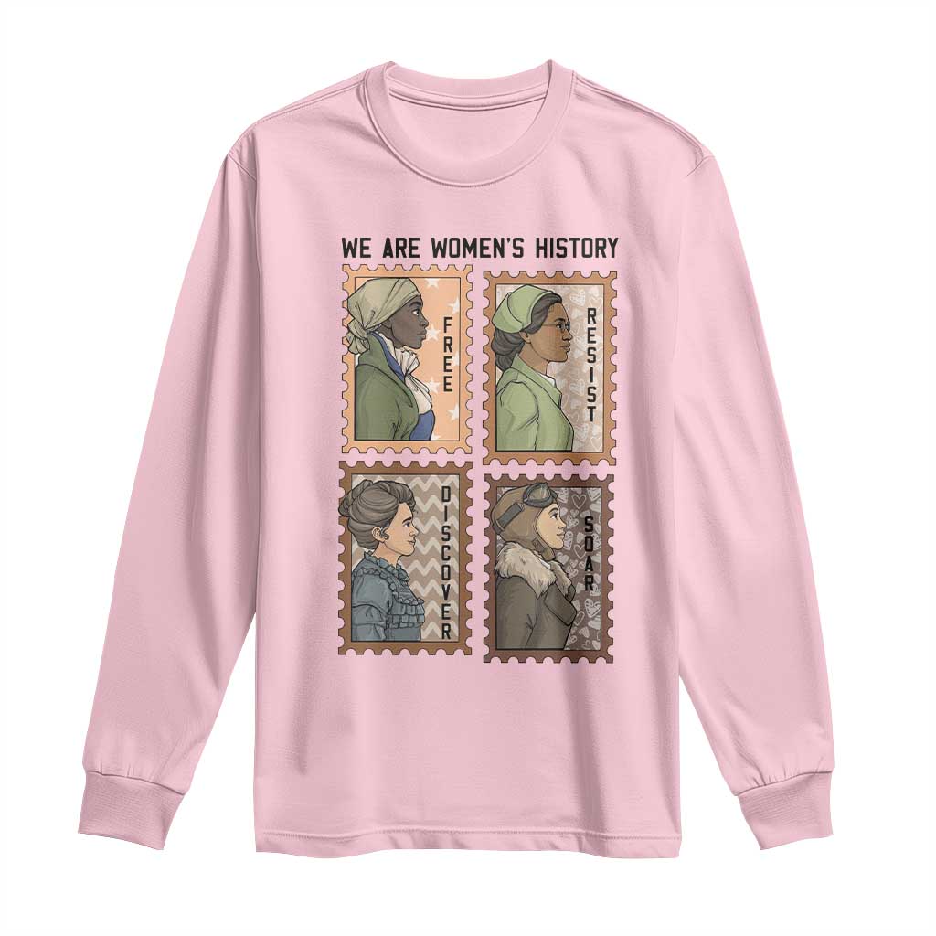 Black Women History Leaders Long Sleeve Shirt Womens History Month