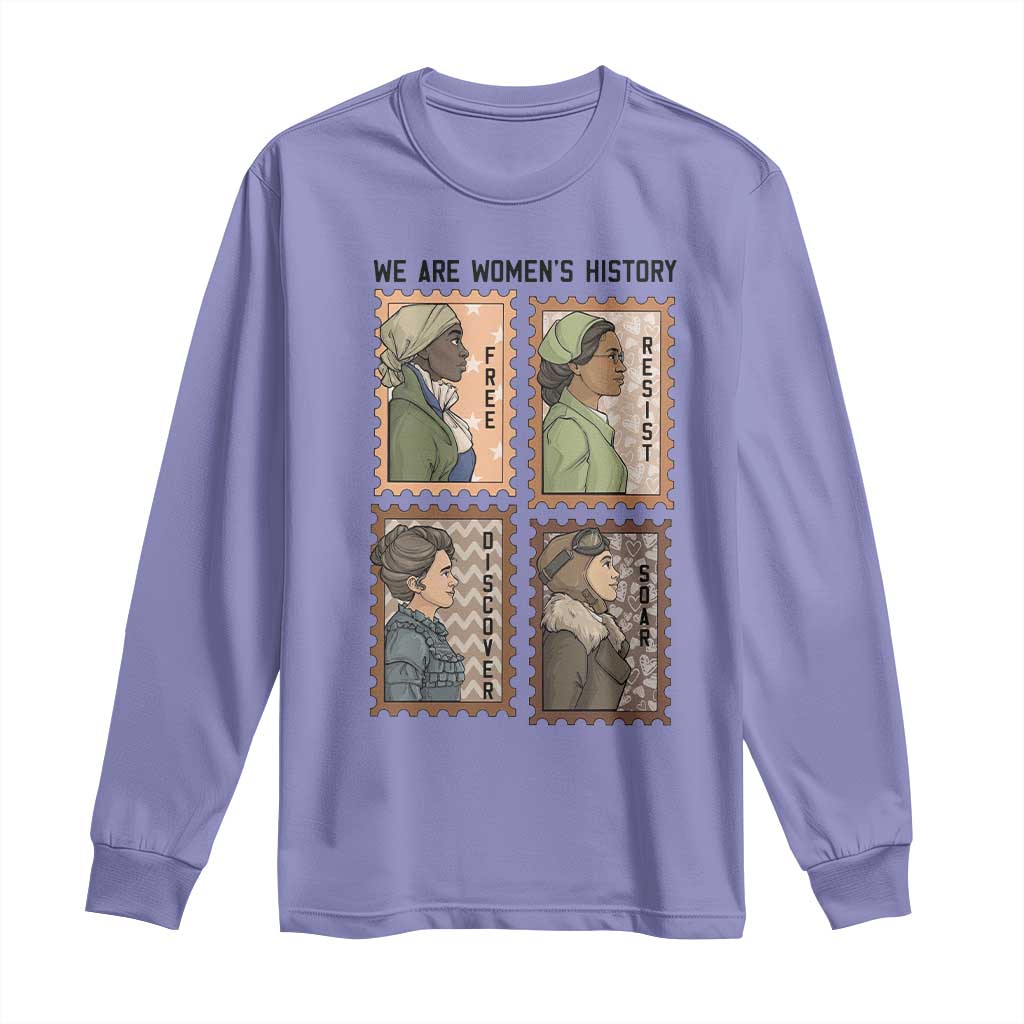 Black Women History Leaders Long Sleeve Shirt Womens History Month
