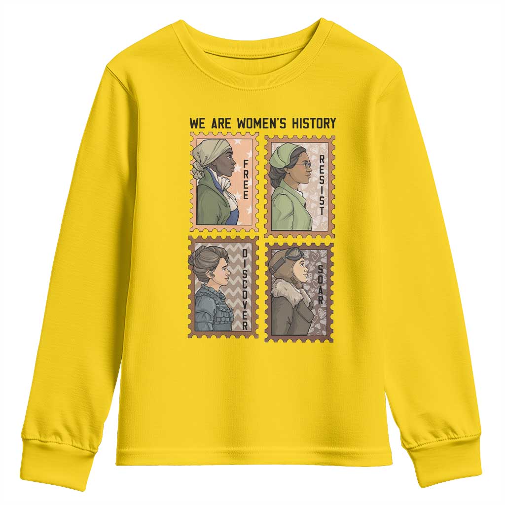 Black Women History Leaders Youth Sweatshirt Womens History Month