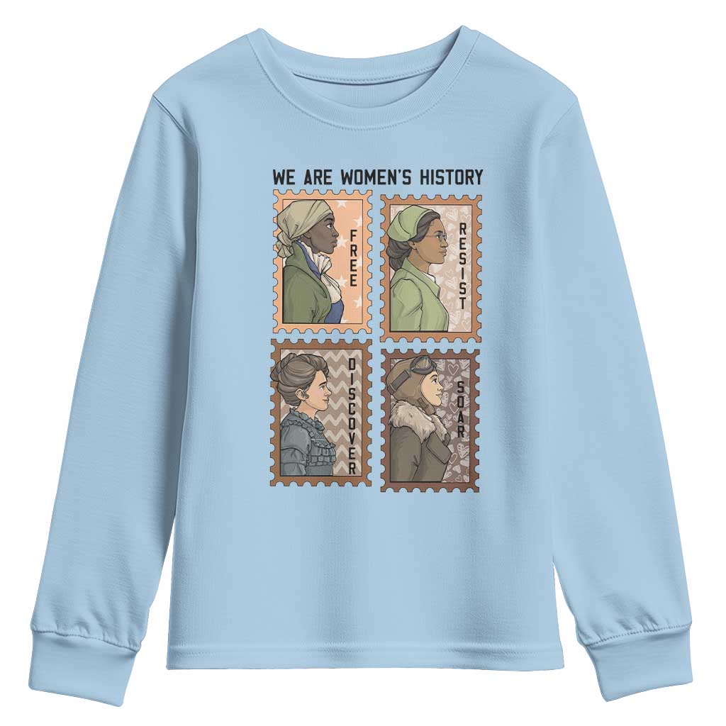 Black Women History Leaders Youth Sweatshirt Womens History Month