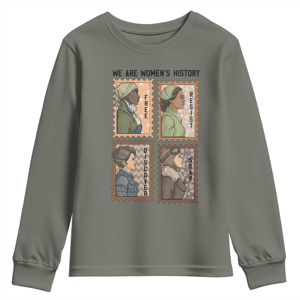 Black Women History Leaders Youth Sweatshirt Womens History Month