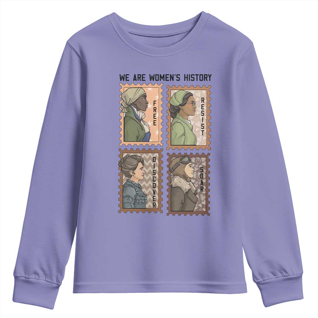 Black Women History Leaders Youth Sweatshirt Womens History Month