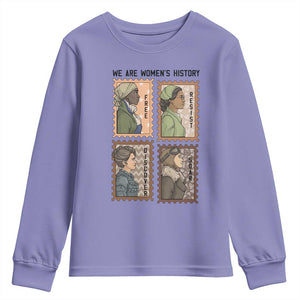Black Women History Leaders Youth Sweatshirt Womens History Month
