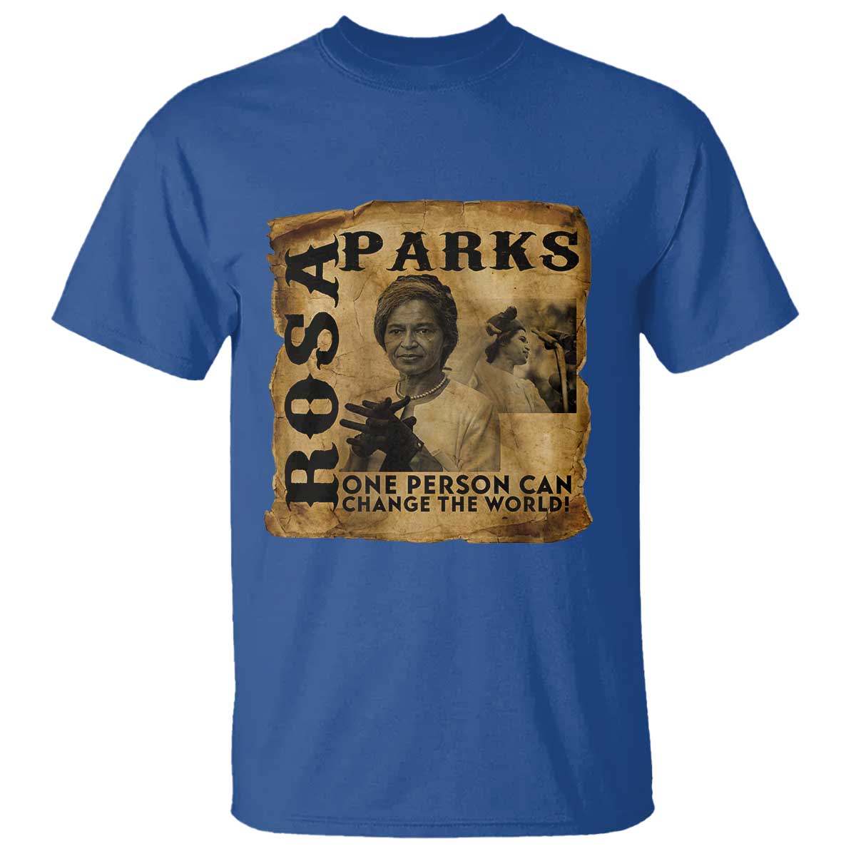 Rosa Parks Change The World Quote T Shirt Black Women Leader