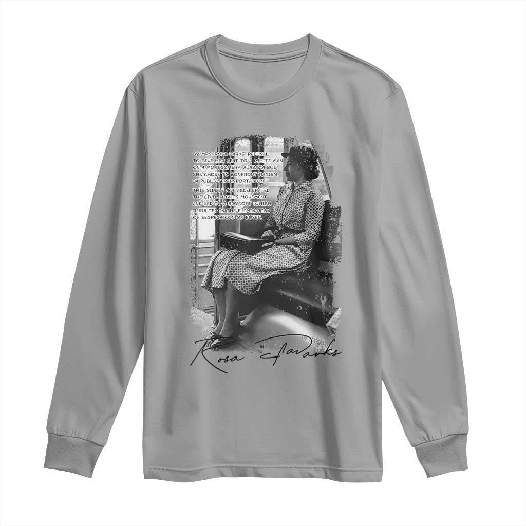 Rosa Parks Montgomery Bus Boycott Long Sleeve Shirt Civil Rights History