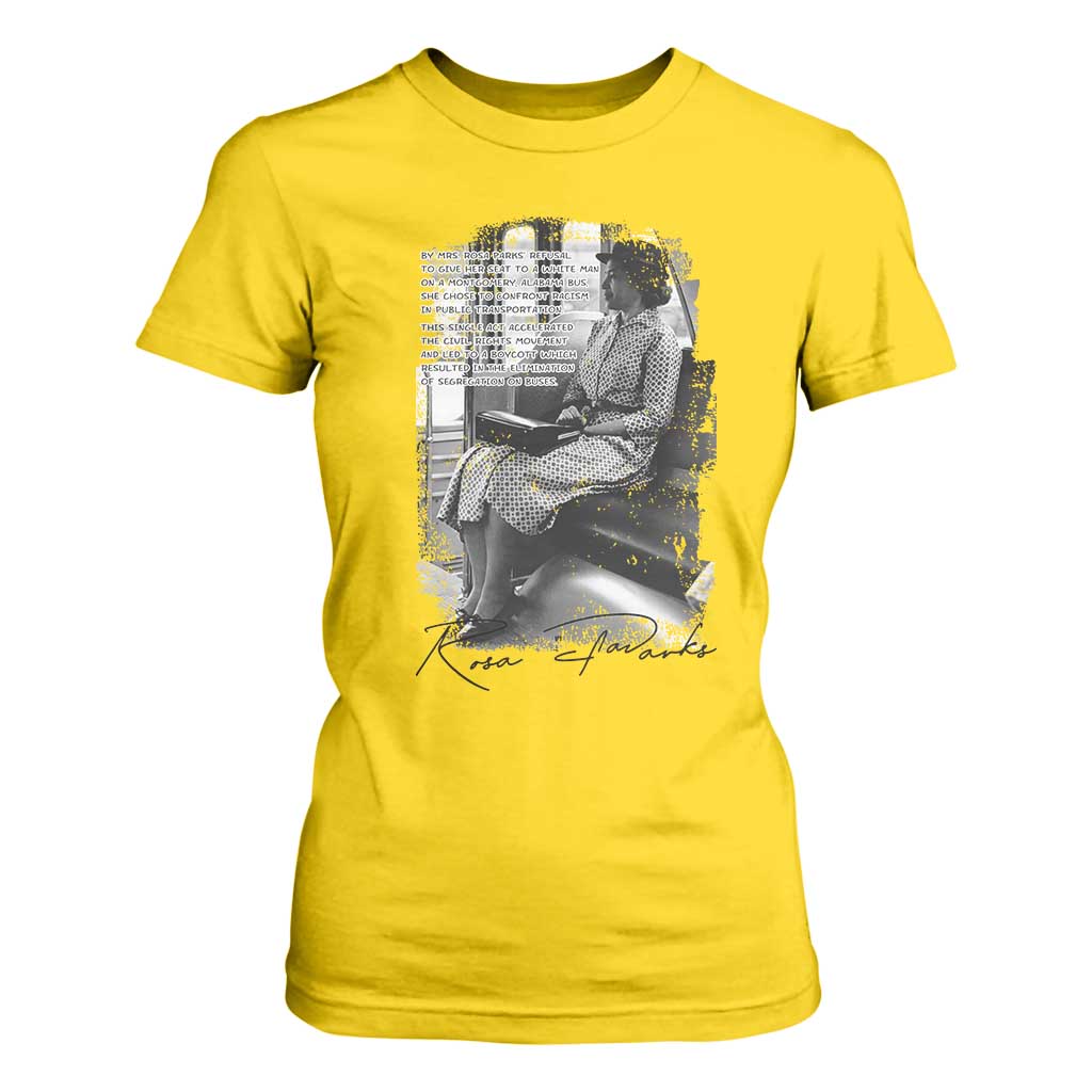 Rosa Parks Montgomery Bus Boycott T Shirt For Women Civil Rights History
