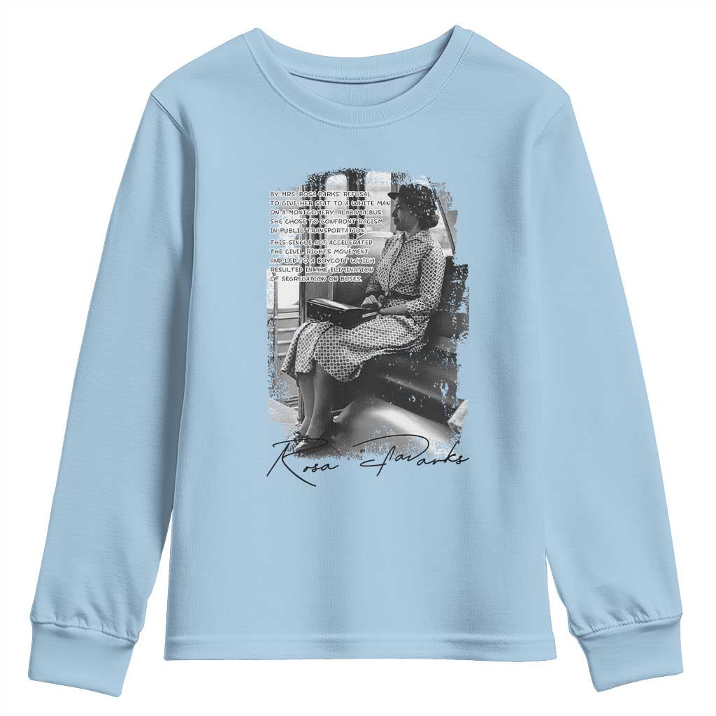 Rosa Parks Montgomery Bus Boycott Youth Sweatshirt Civil Rights History
