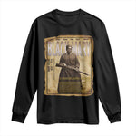 Vintage Newspaper Stagecoach Mary Fields Mail Carrier Long Sleeve Shirt Black History Legend Gift