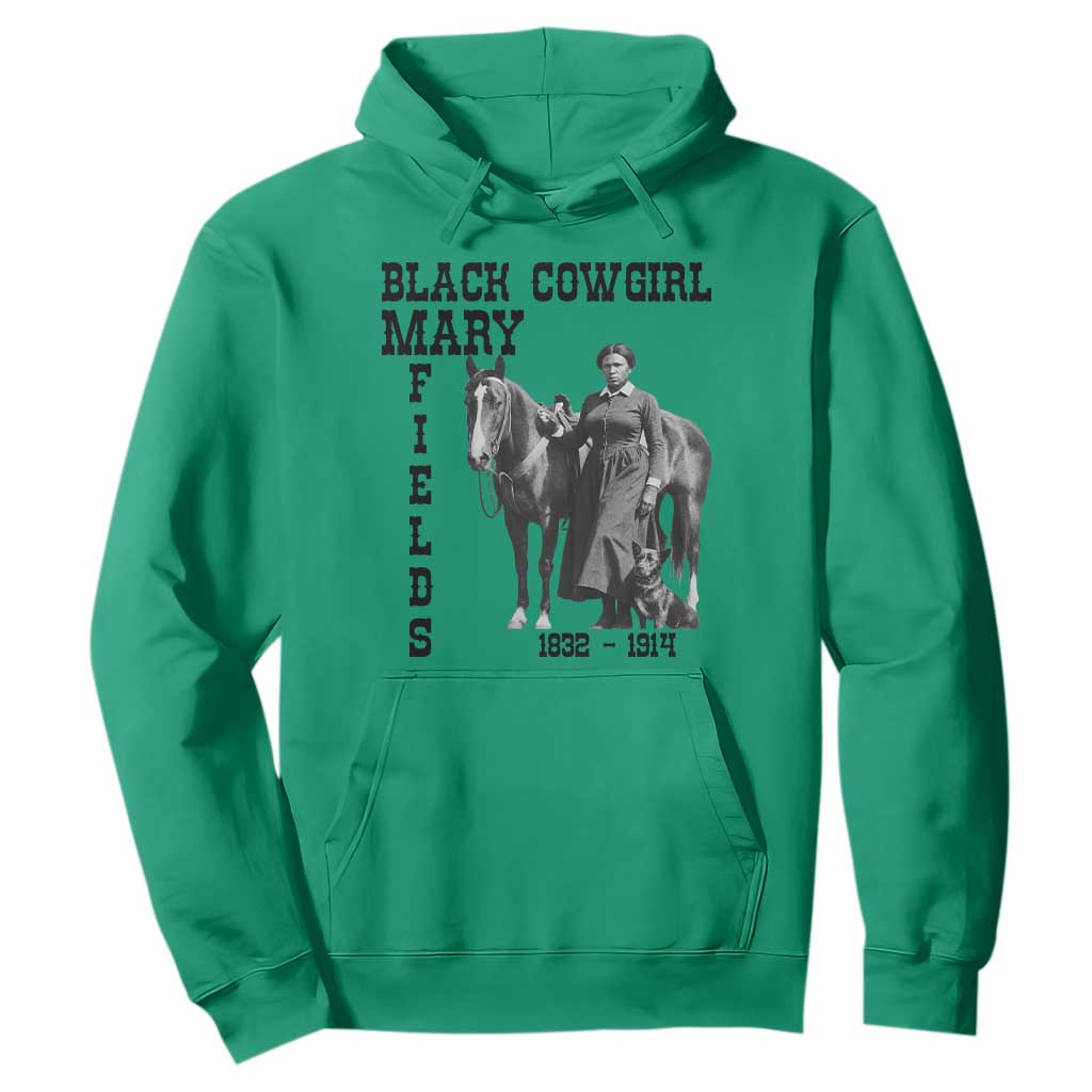Black Cowgirl Mary Fields Hoodie Western Rodeo Vintage Black History Gift