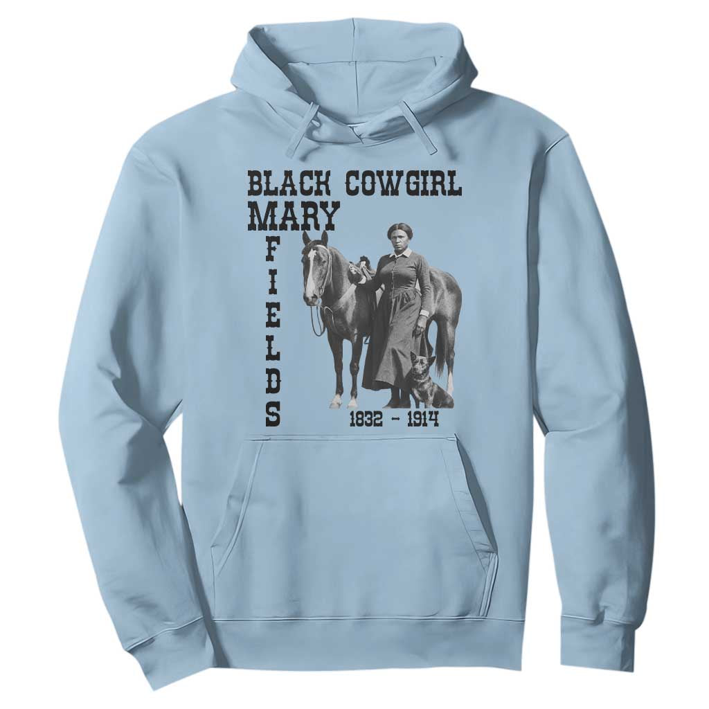 Black Cowgirl Mary Fields Hoodie Western Rodeo Vintage Black History Gift
