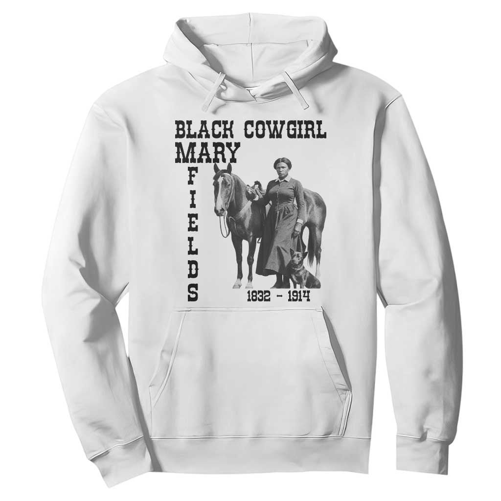 Black Cowgirl Mary Fields Hoodie Western Rodeo Vintage Black History Gift
