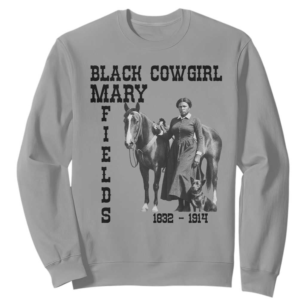 Black Cowgirl Mary Fields Sweatshirt Western Rodeo Vintage Black History Gift