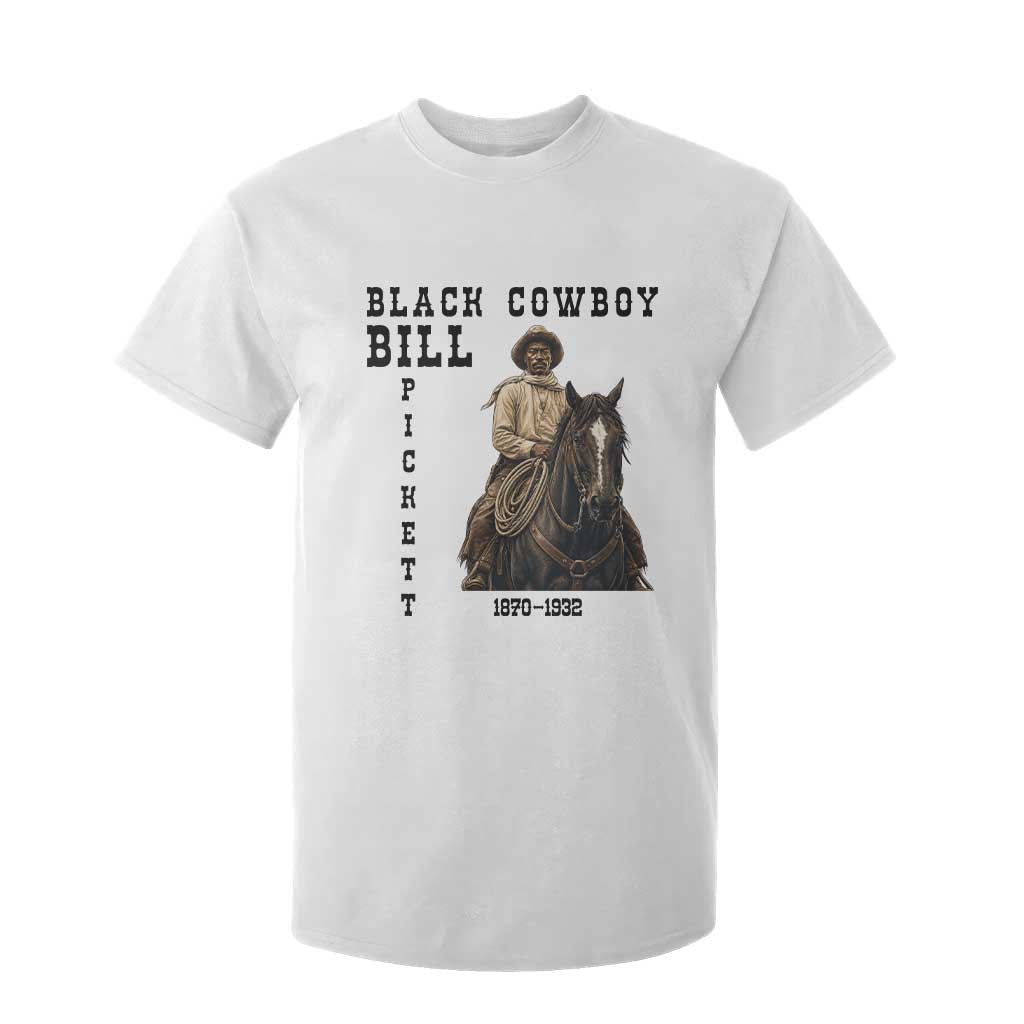 Black Cowboy Bill Pickett T Shirt For Kid Vintage Western Rodeo Legend Gift