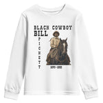 Black Cowboy Bill Pickett Youth Sweatshirt Vintage Western Rodeo Legend Gift