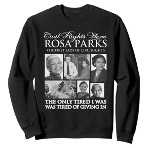 Rosa Parks Mother Of The Civil Rights Movement Sweatshirt Black History Salutes