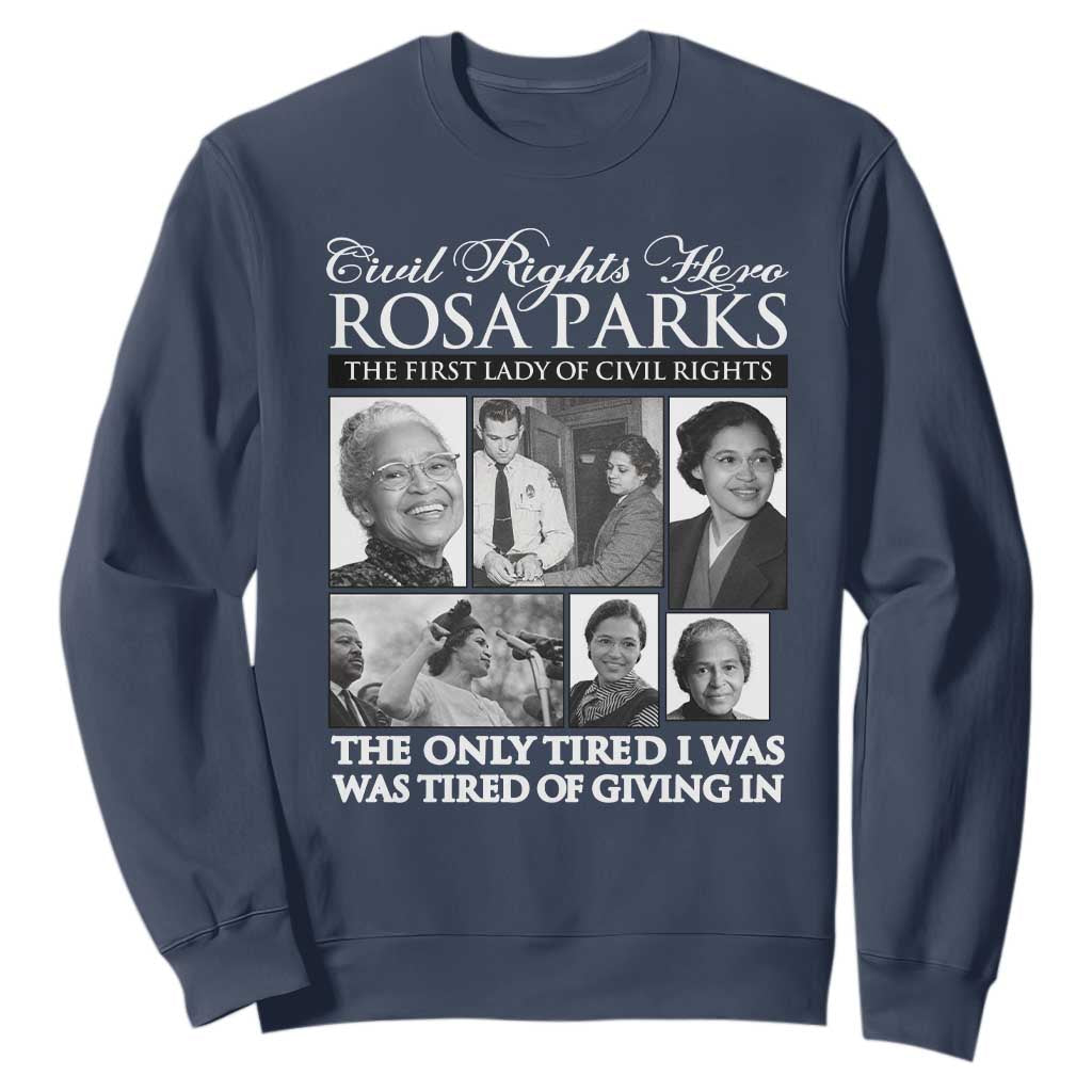 Rosa Parks Mother Of The Civil Rights Movement Sweatshirt Black History Salutes