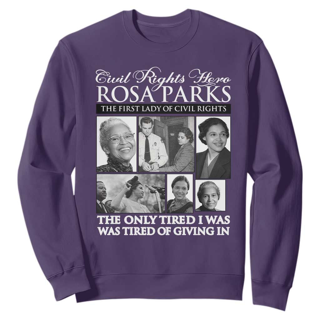Rosa Parks Mother Of The Civil Rights Movement Sweatshirt Black History Salutes