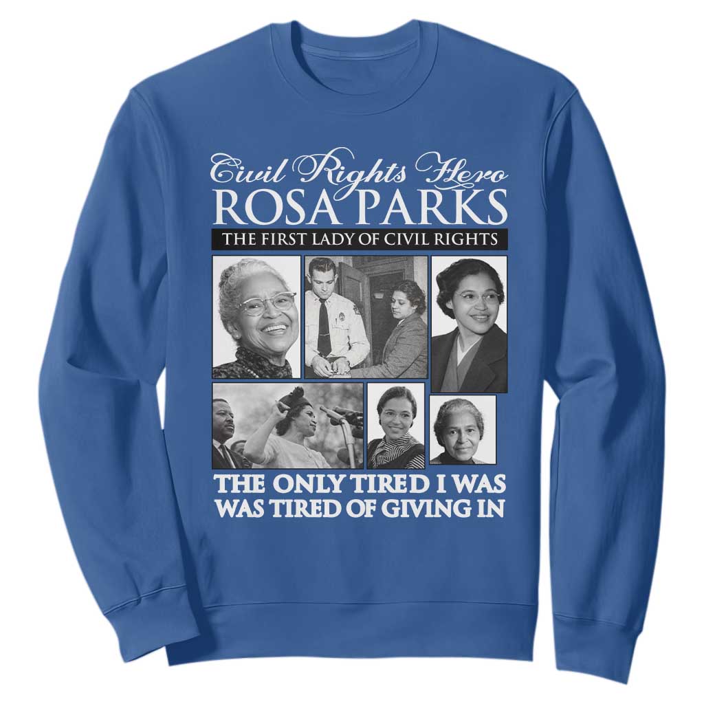 Rosa Parks Mother Of The Civil Rights Movement Sweatshirt Black History Salutes