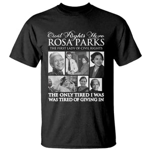 Rosa Parks Mother Of The Civil Rights Movement T Shirt Black History Salutes