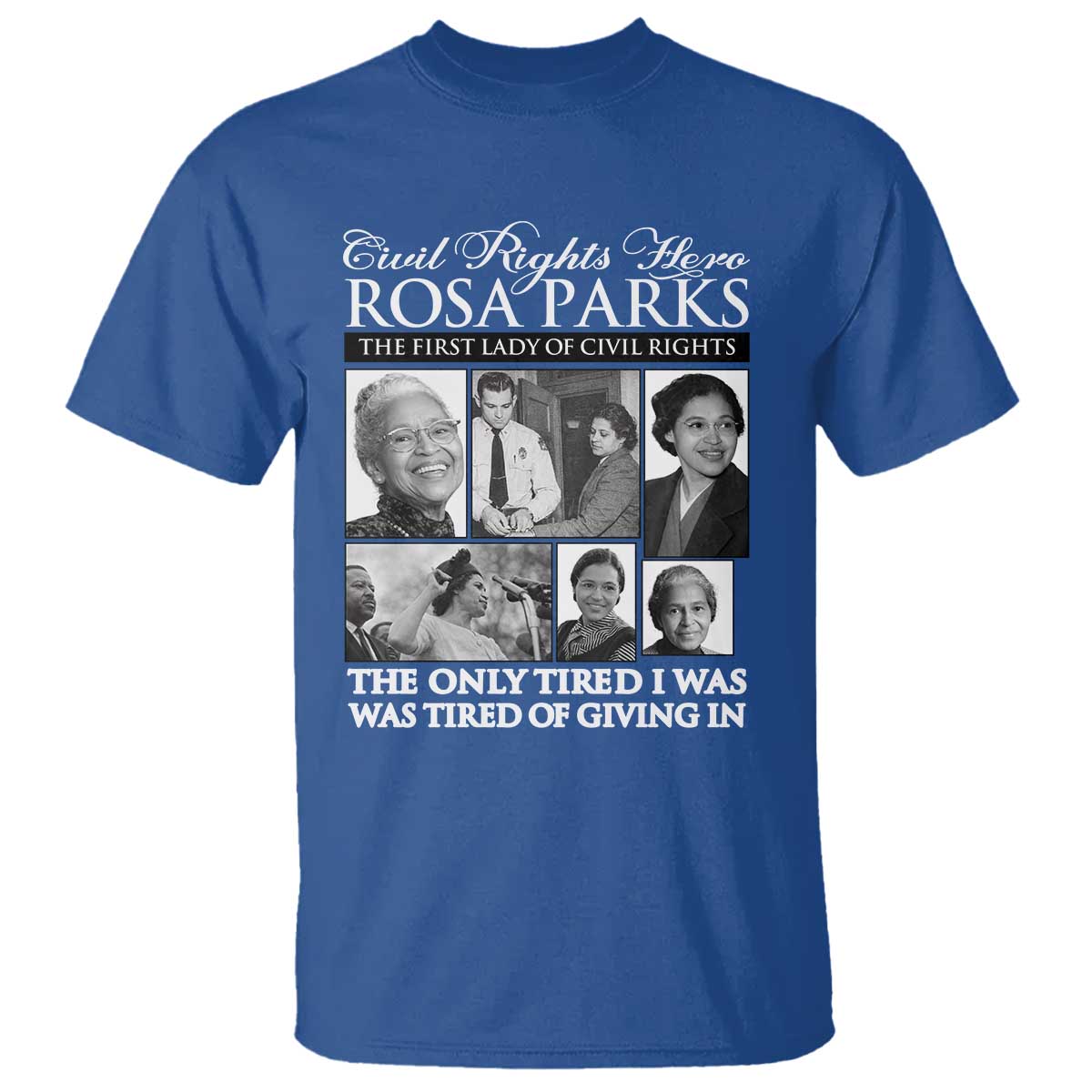 Rosa Parks Mother Of The Civil Rights Movement T Shirt Black History Salutes