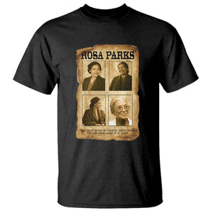 Vintage Rosa Parks T Shirt Courage And Justice Quote