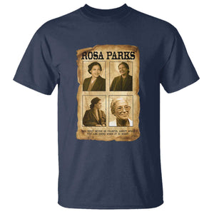 Vintage Rosa Parks T Shirt Courage And Justice Quote