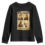 Vintage Rosa Parks Youth Sweatshirt Courage And Justice Quote