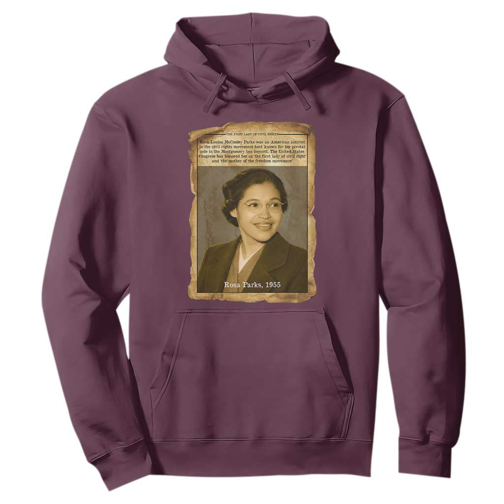 Vintage Rosa Parks Hoodie First Lady Of Civil Rights