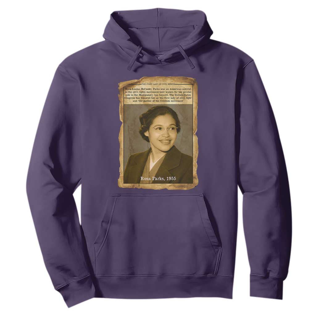 Vintage Rosa Parks Hoodie First Lady Of Civil Rights