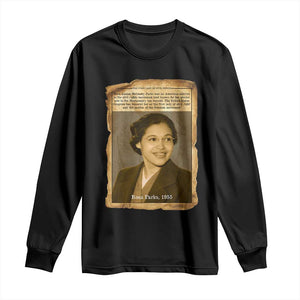 Vintage Rosa Parks Long Sleeve Shirt First Lady Of Civil Rights