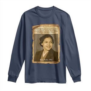 Vintage Rosa Parks Long Sleeve Shirt First Lady Of Civil Rights