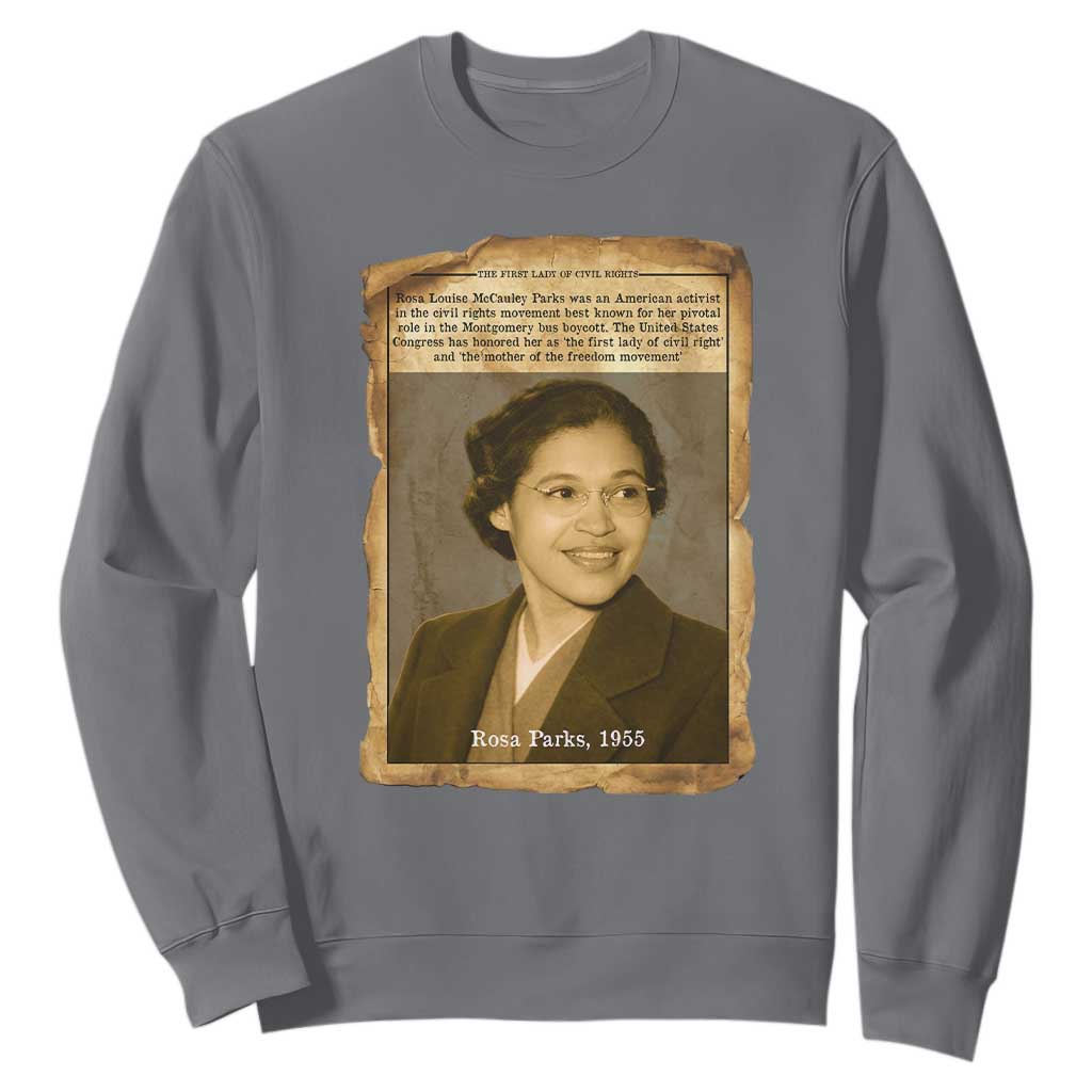 Vintage Rosa Parks Sweatshirt First Lady Of Civil Rights