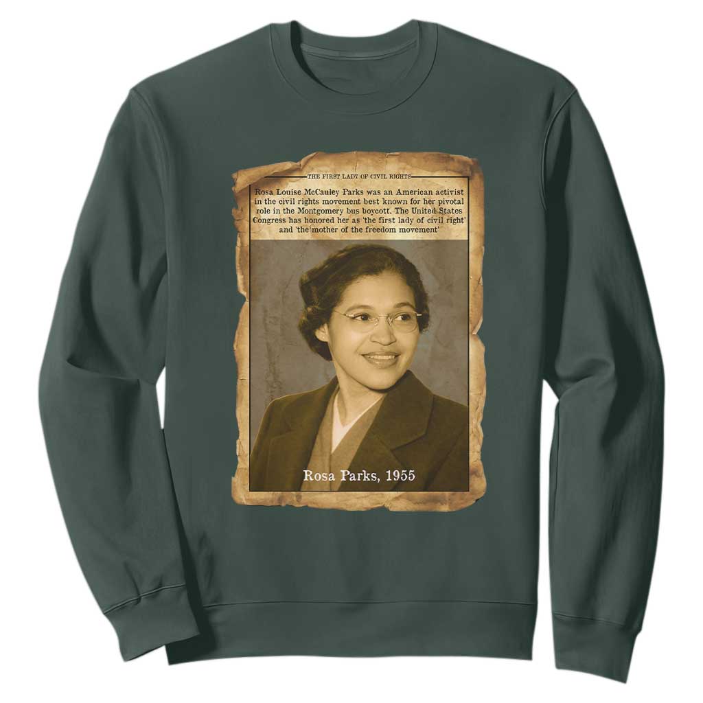 Vintage Rosa Parks Sweatshirt First Lady Of Civil Rights