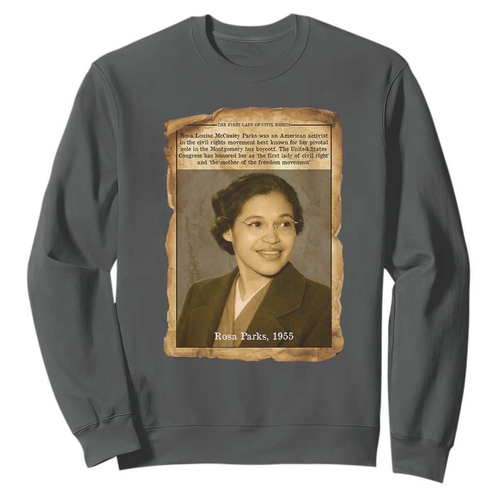 Vintage Rosa Parks Sweatshirt First Lady Of Civil Rights