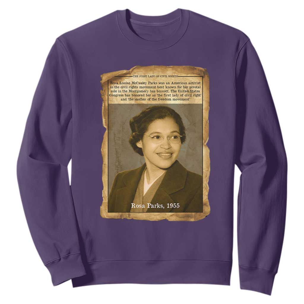 Vintage Rosa Parks Sweatshirt First Lady Of Civil Rights