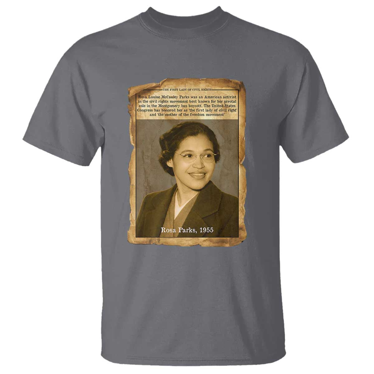 Vintage Rosa Parks T Shirt First Lady Of Civil Rights