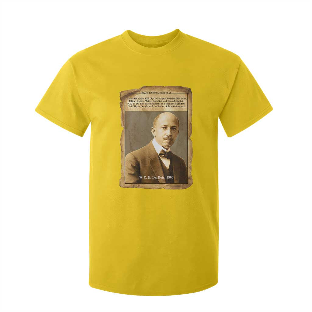 Vintage Newspaper W E B Du Bois T Shirt For Kid Civil Rights Pioneer
