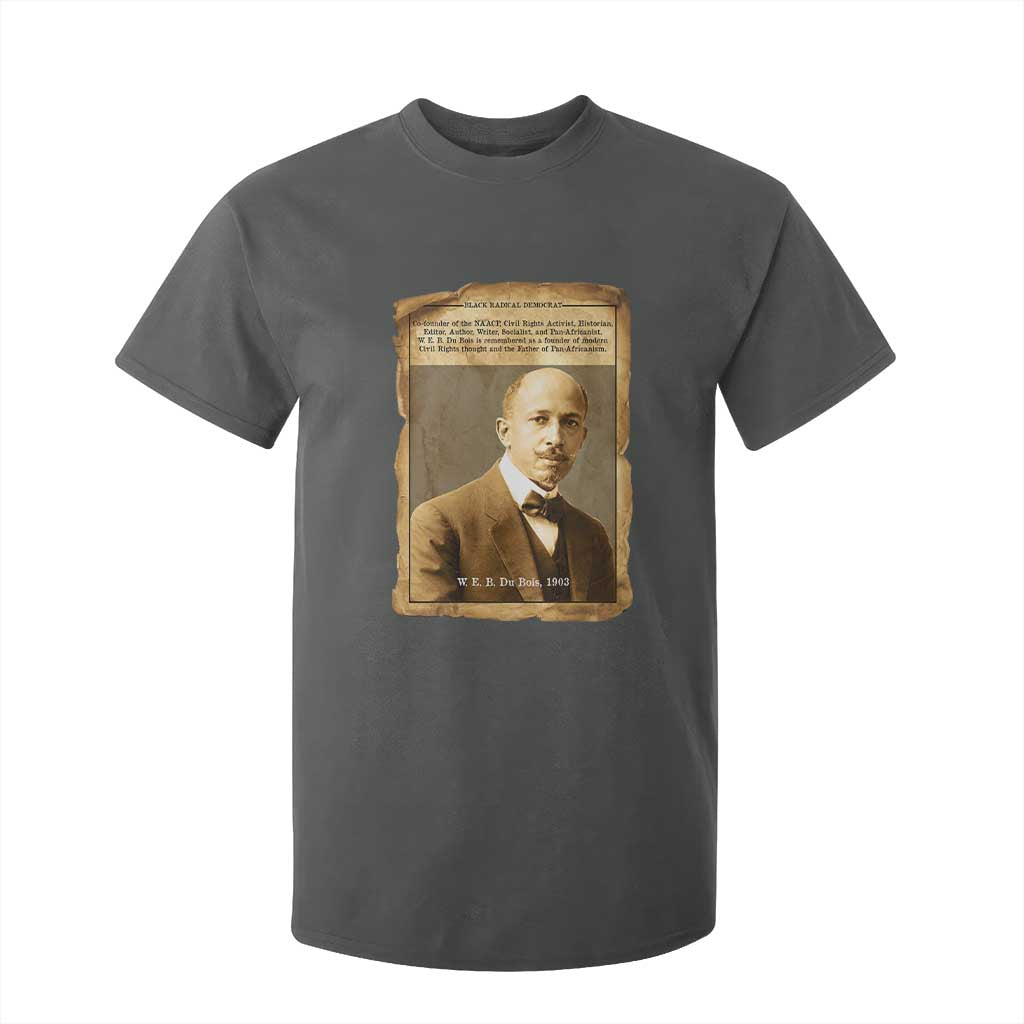 Vintage Newspaper W E B Du Bois T Shirt For Kid Civil Rights Pioneer