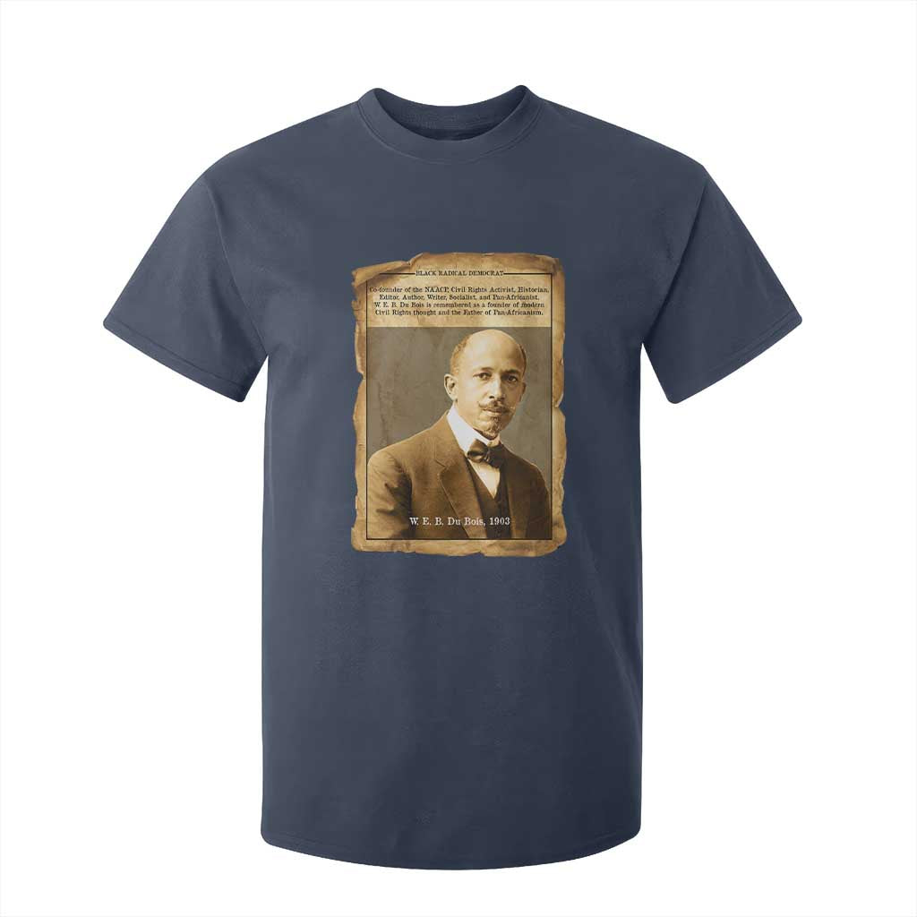 Vintage Newspaper W E B Du Bois T Shirt For Kid Civil Rights Pioneer