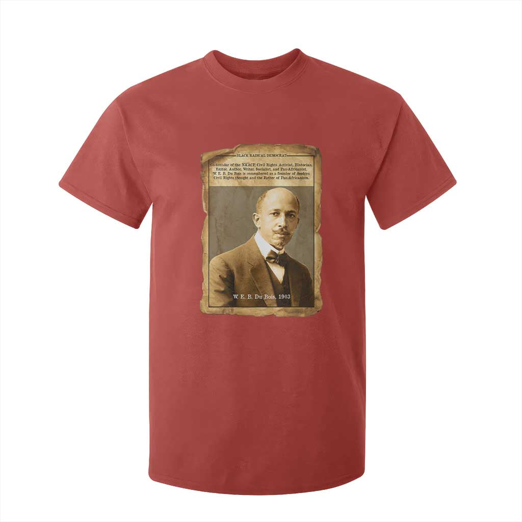 Vintage Newspaper W E B Du Bois T Shirt For Kid Civil Rights Pioneer