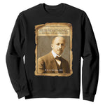 Vintage Newspaper W E B Du Bois Sweatshirt Civil Rights Pioneer